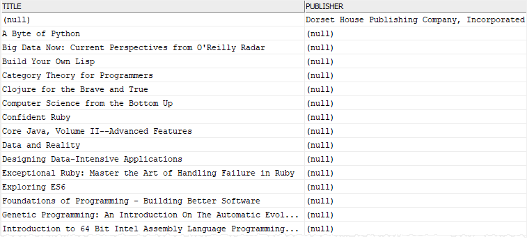 db2 full outer join find missing rows