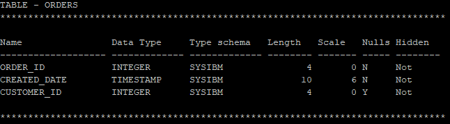 db2 drop multiple columns example